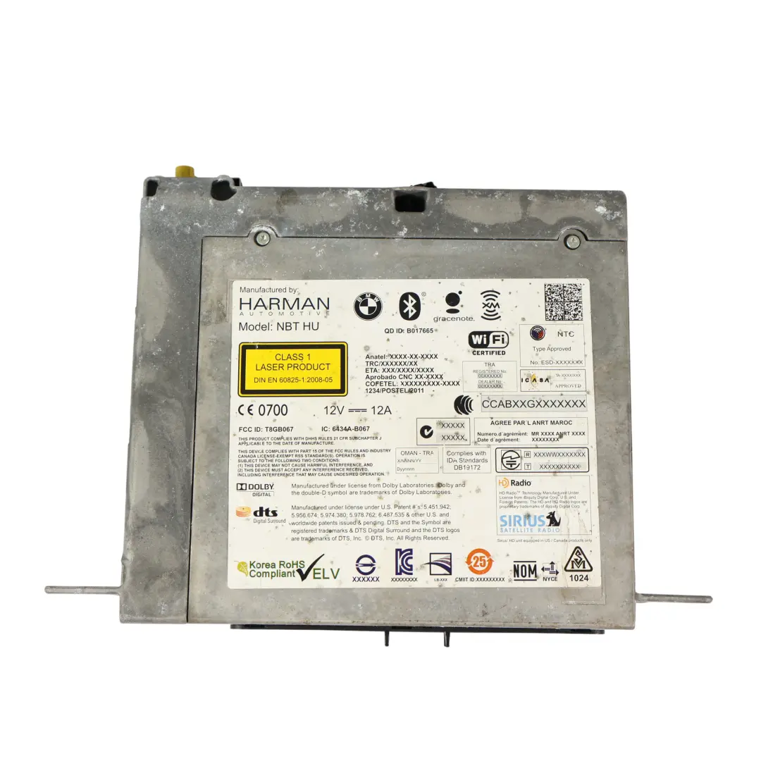 Módulo Navegación BMW F10 F20 F22 F30 F32 Sat Nav DAB Unidad Principal para con número de pieza 9311039 Módulo Navegación BMW F10 F20 F22 F30 F32 Sat Nav DAB Unidad Principal - SKU 9311039 - Número de pieza 9311039