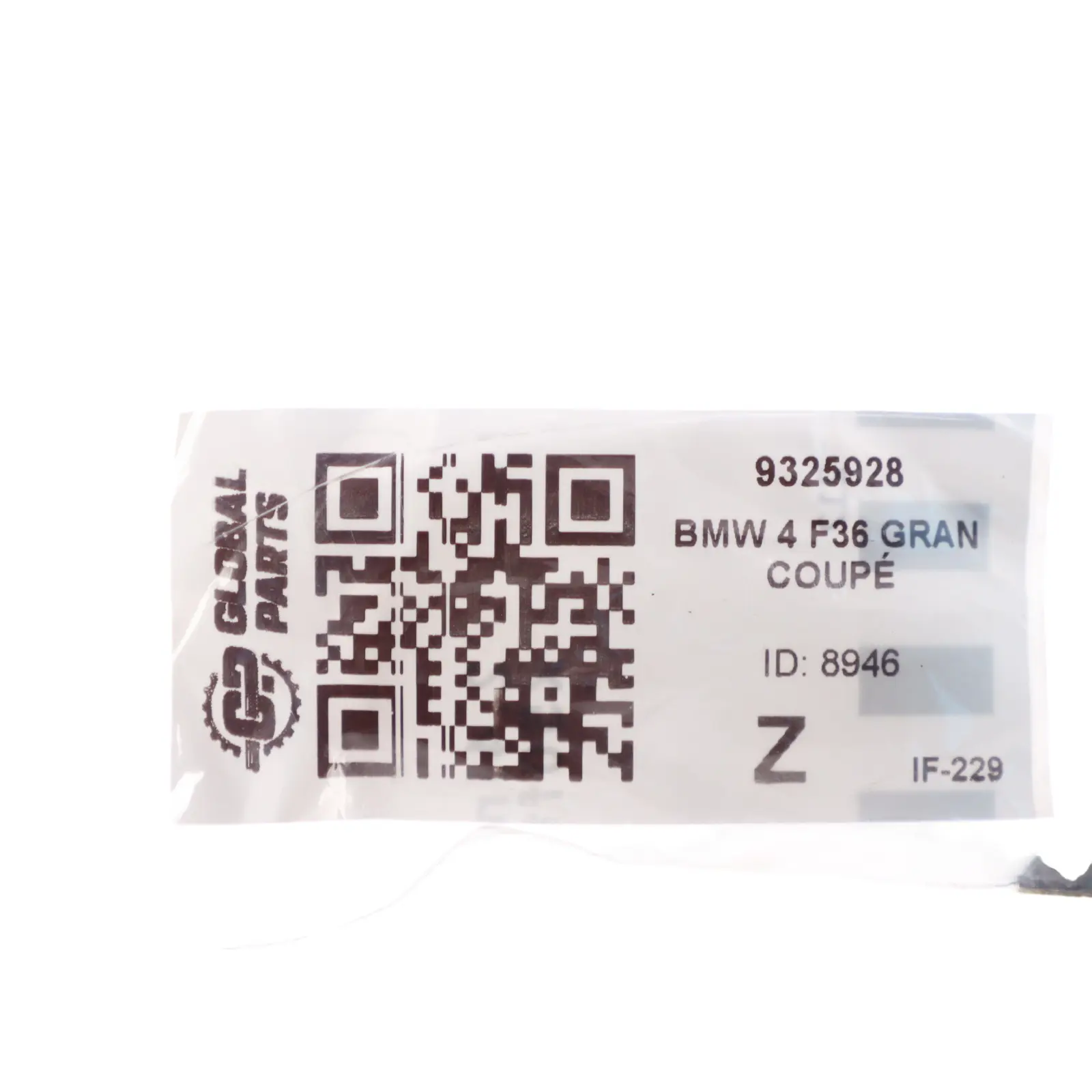 BMW F36 Rear Right Lamp Tail Light Cable Wiring Harness 9325928