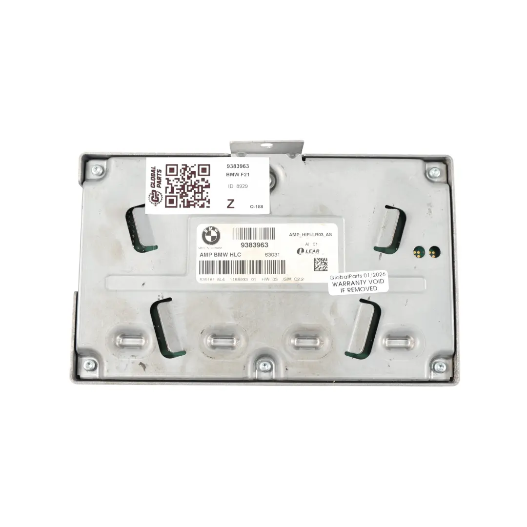 Verstärker AMP Audio Sound Booster Hifi für BMW F20 F21 mit Teilenummer 9383963 BMW F20 F21 Verstärker AMP Audio Sound Booster Hifi - SKU 9383963 - Teilenummer 9383963
