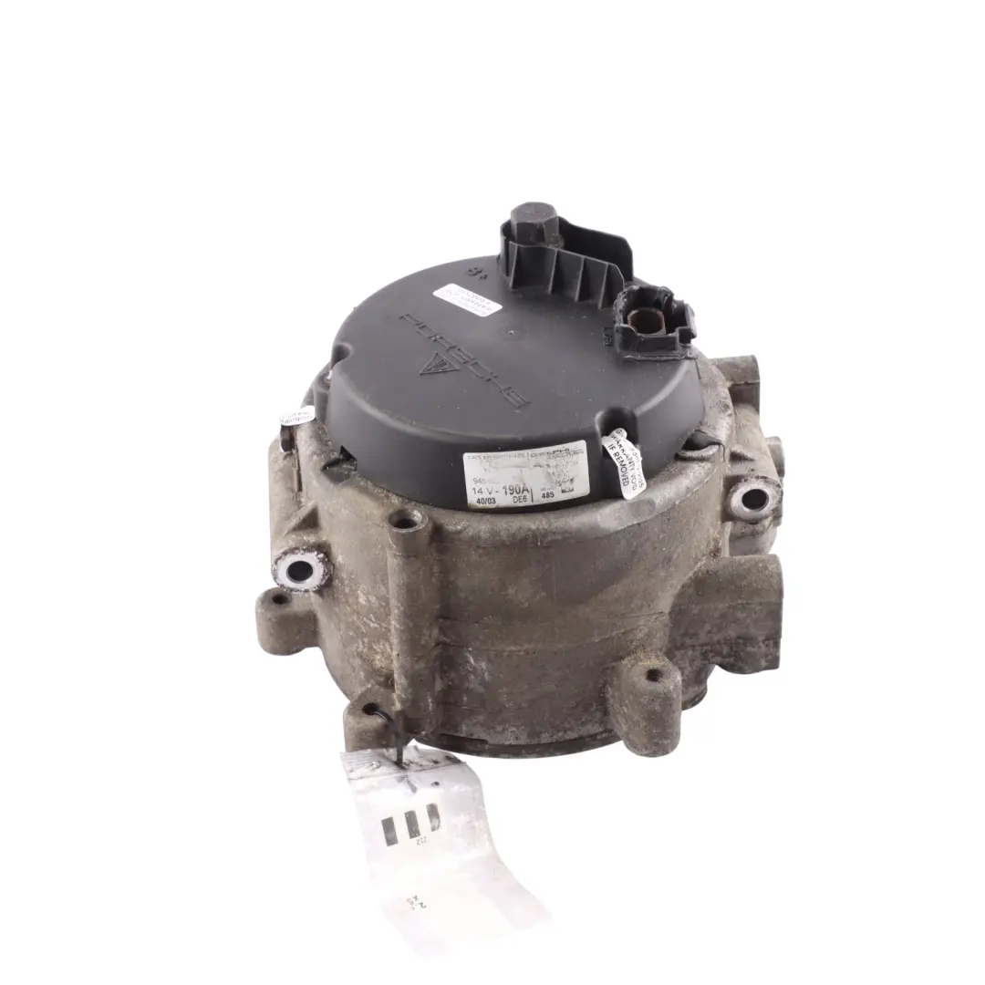 Alternator Generator 14V 190A to Porsche Cayenne Turbo 9PA with Part number 94860301502 Porsche Cayenne Turbo 9PA Alternator Generator 14V 190A - SKU 94860301502 - Part number 94860301502