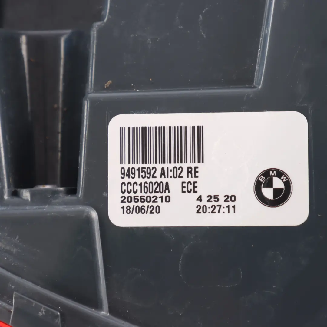 BMW F22 F23 F87 Rear Tail Light Lamp LED Right O/S - SKU 9491592 - Part number 9491592