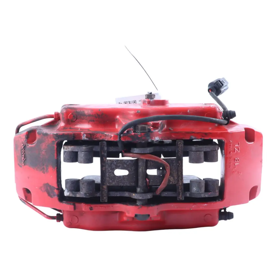Front Brake Caliper Housing Red Left N/S to Porsche Cayenne 9PA with Part number 95535142121 Porsche Cayenne 9PA Front Brake Caliper Housing Red Left N/S - SKU 95535142121 - Part number 95535142121