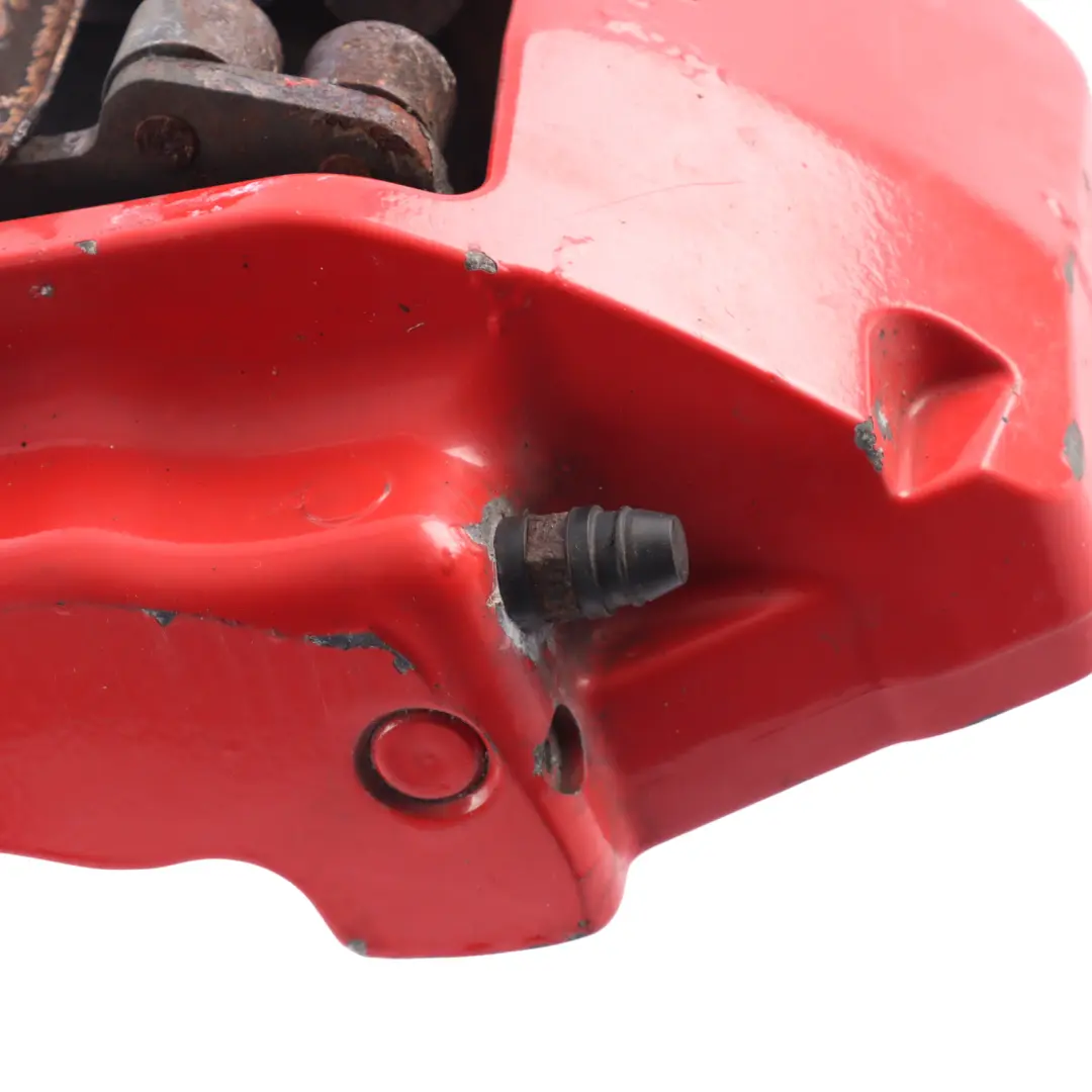 Front Brake Caliper Housing Red Left N/S to Porsche Cayenne 9PA with Part number 95535142121 Porsche Cayenne 9PA Front Brake Caliper Housing Red Left N/S - SKU 95535142121 - Part number 95535142121