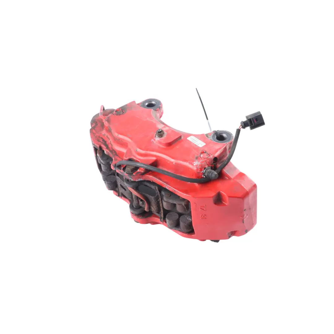 Front Brake Caliper Housing Red Left N/S to Porsche Cayenne 9PA with Part number 95535142121 Porsche Cayenne 9PA Front Brake Caliper Housing Red Left N/S - SKU 95535142121 - Part number 95535142121