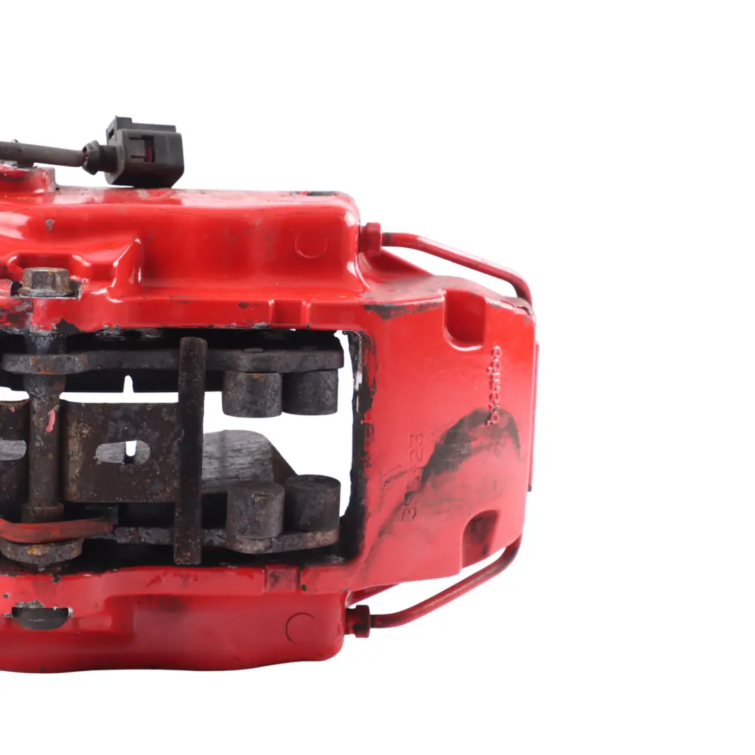 Porsche Cayenne 9PA Front Brake Caliper Housing Red Right O/S - SKU 95535142221 - Part number 95535142221