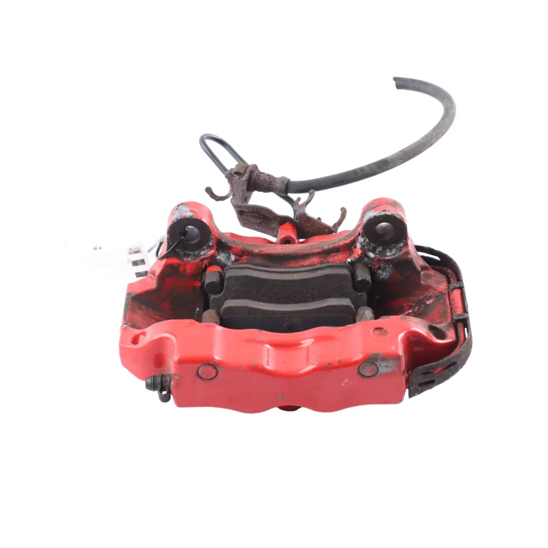 Brake Caliper Unit Red Rear Left N/S to Porsche Cayenne 9PA with Part number 95535242150 Porsche Cayenne 9PA Brake Caliper Unit Red Rear Left N/S - SKU 95535242150 - Part number 95535242150