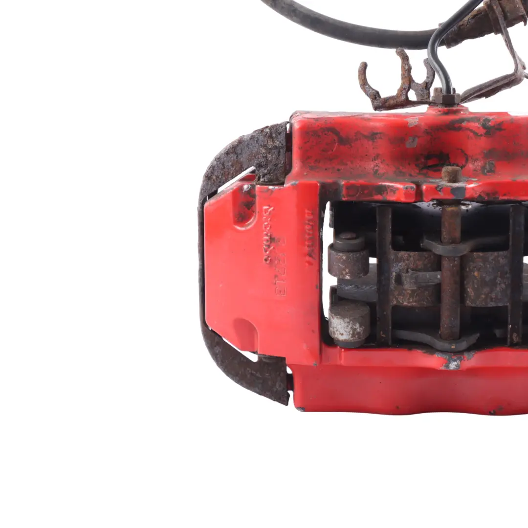 Brake Caliper Unit Red Rear Left N/S to Porsche Cayenne 9PA with Part number 95535242150 Porsche Cayenne 9PA Brake Caliper Unit Red Rear Left N/S - SKU 95535242150 - Part number 95535242150