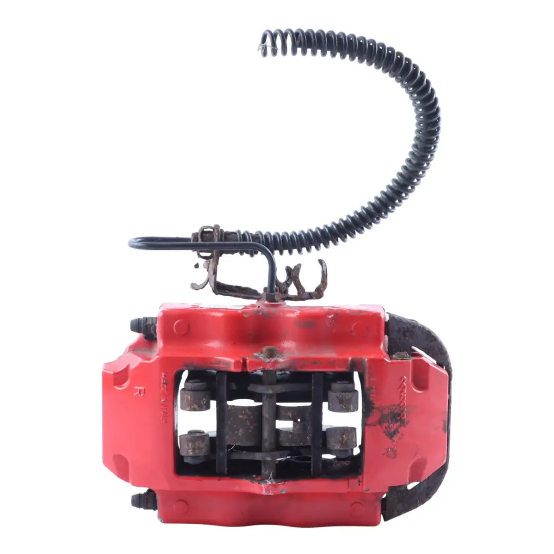 Brake Caliper Unit Red Rear Right O/S to Porsche Cayenne 9PA with Part number 95535242250 Porsche Cayenne 9PA Brake Caliper Unit Red Rear Right O/S - SKU 95535242250 - Part number 95535242250