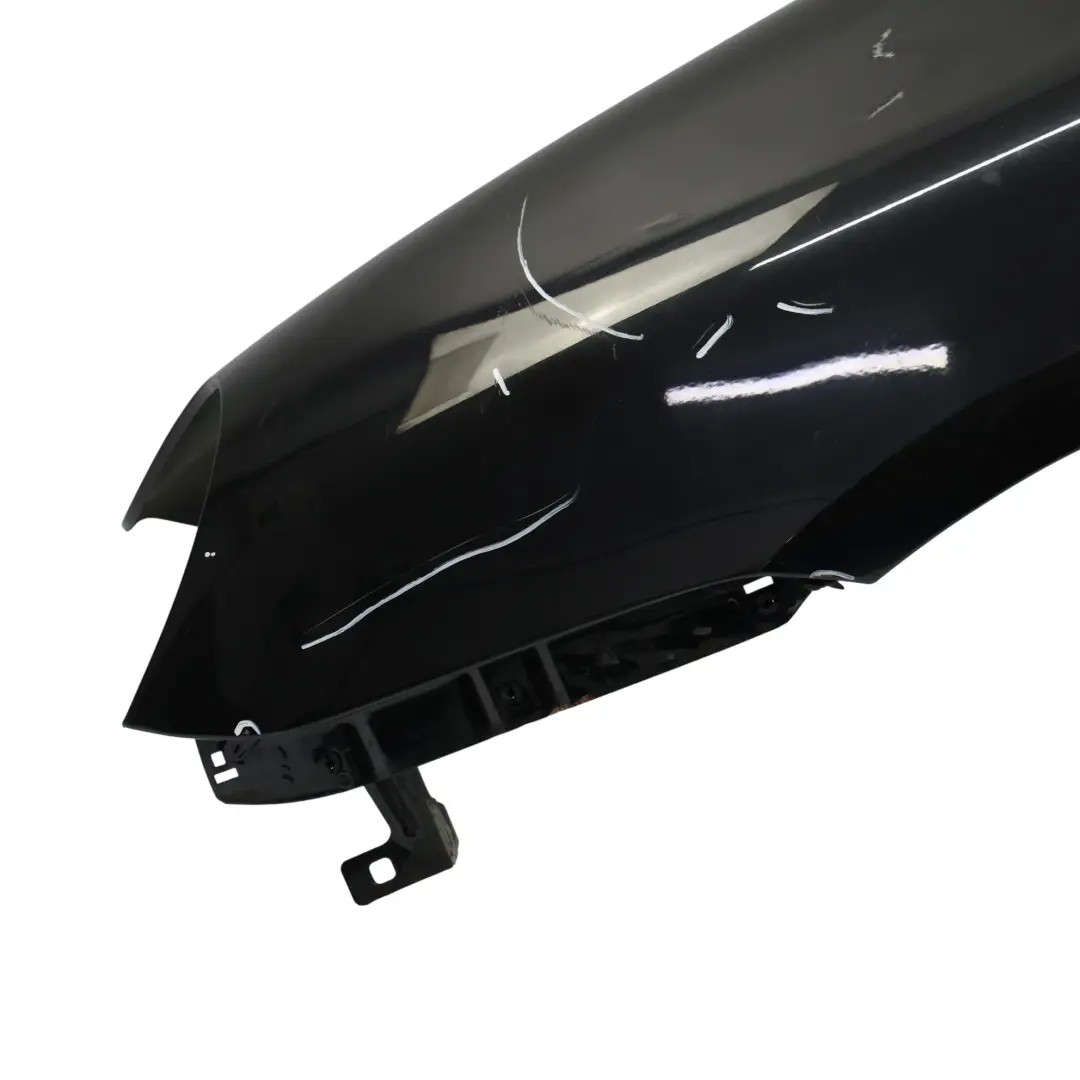 Porsche Cayenne 9PA Seitenverkleidung Vorne Links Kotflügel Basalt Schwarz - C9Z - SKU 95550303101-BAB - Teilenummer 95550303101