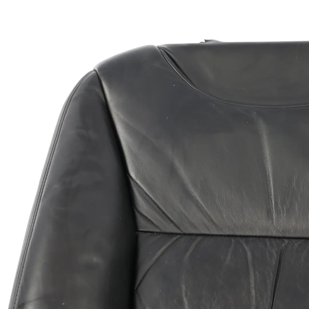 Porsche Cayenne 9PA Front Seat Backrest Cover Heated Leather Black Right O/S - SKU 95552118501 - Part number 95552118501