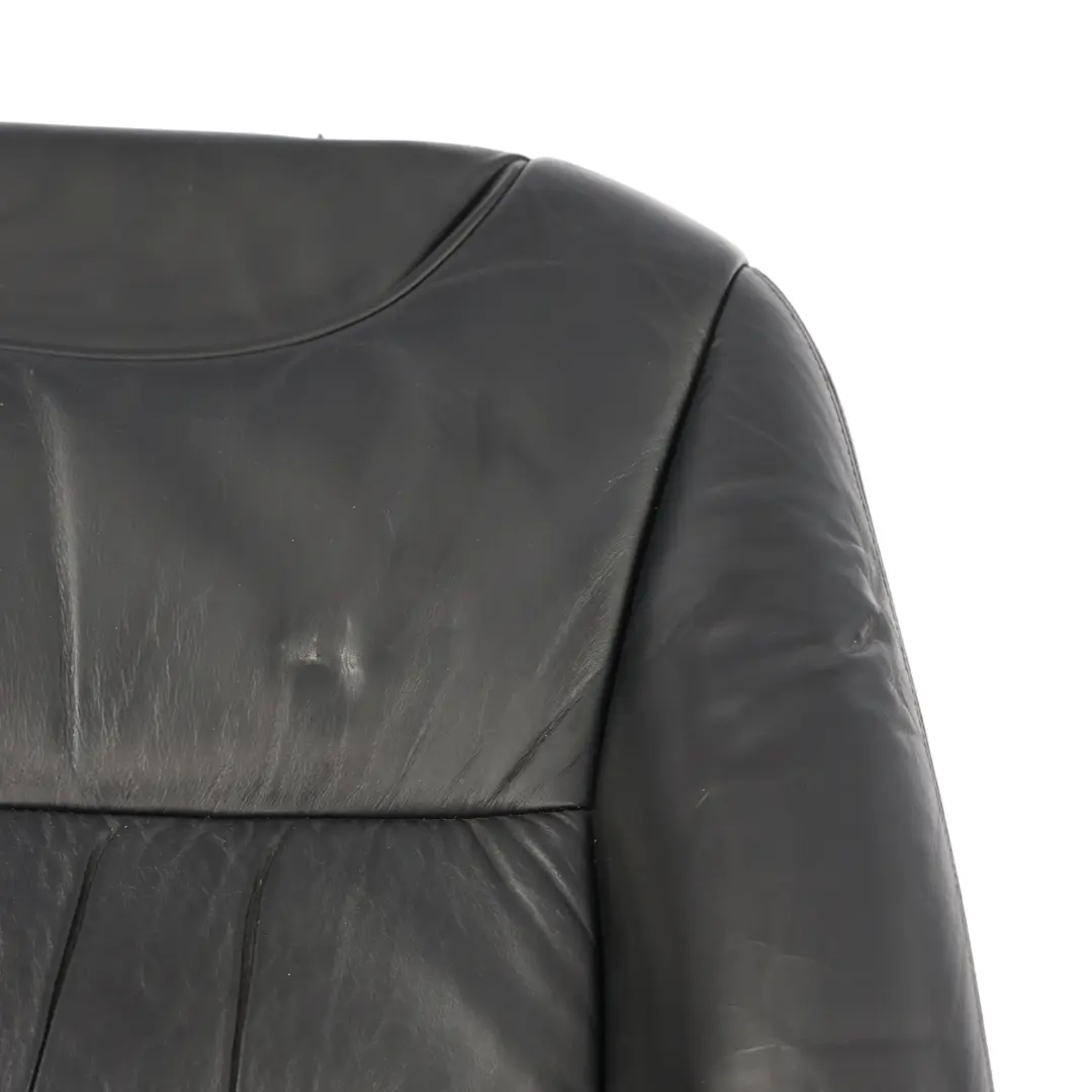 Porsche Cayenne 9PA Front Seat Backrest Cover Heated Leather Black Right O/S - SKU 95552118501 - Part number 95552118501