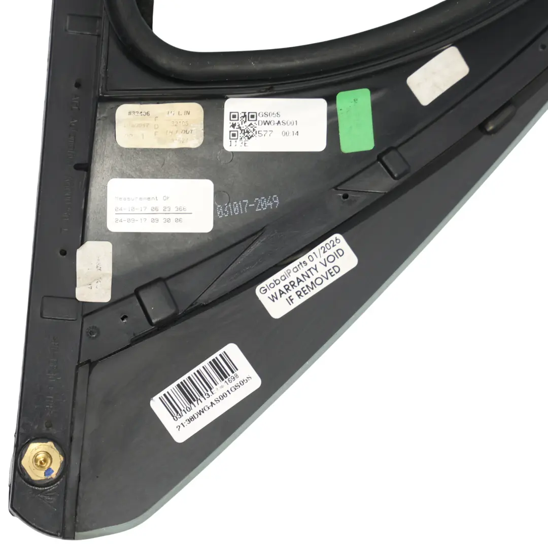 Porsche Macan 95B Puerta Ventana Cuarto AS2 Delantero Izquierdo - SKU 95B845113J - Número de pieza 95B845113J