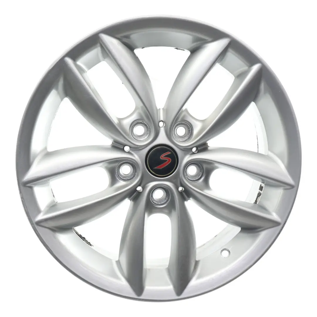 Mini R60 R61 Argento Cerchio lega 17" 7J 5-Star Doppie razze 124 ET:50 - SKU 9803723-1 - Numero di parte 9803723