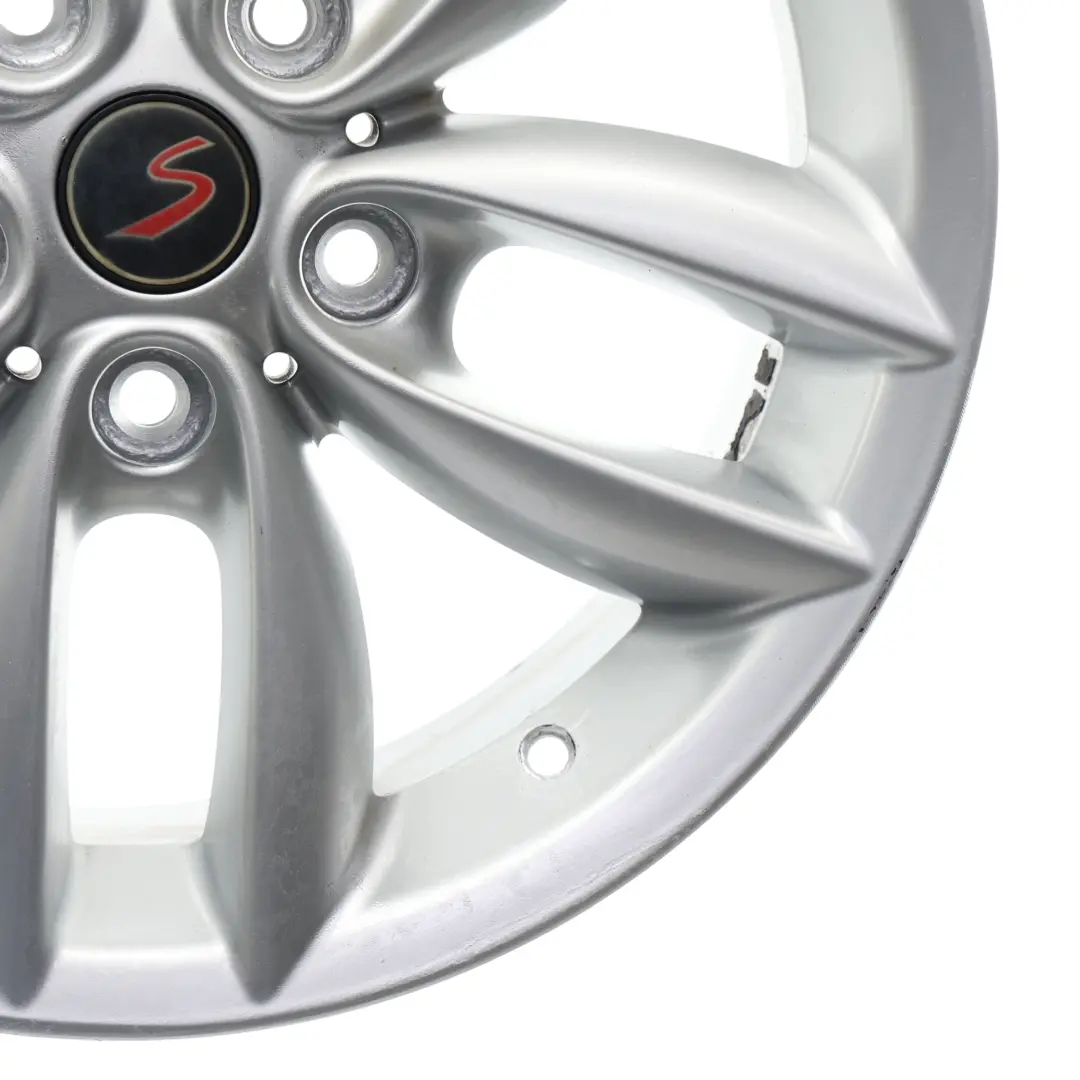 Mini R60 R61 Argento Cerchio lega 17" 7J 5-Star Doppie razze 124 ET:50 - SKU 9803723-1 - Numero di parte 9803723