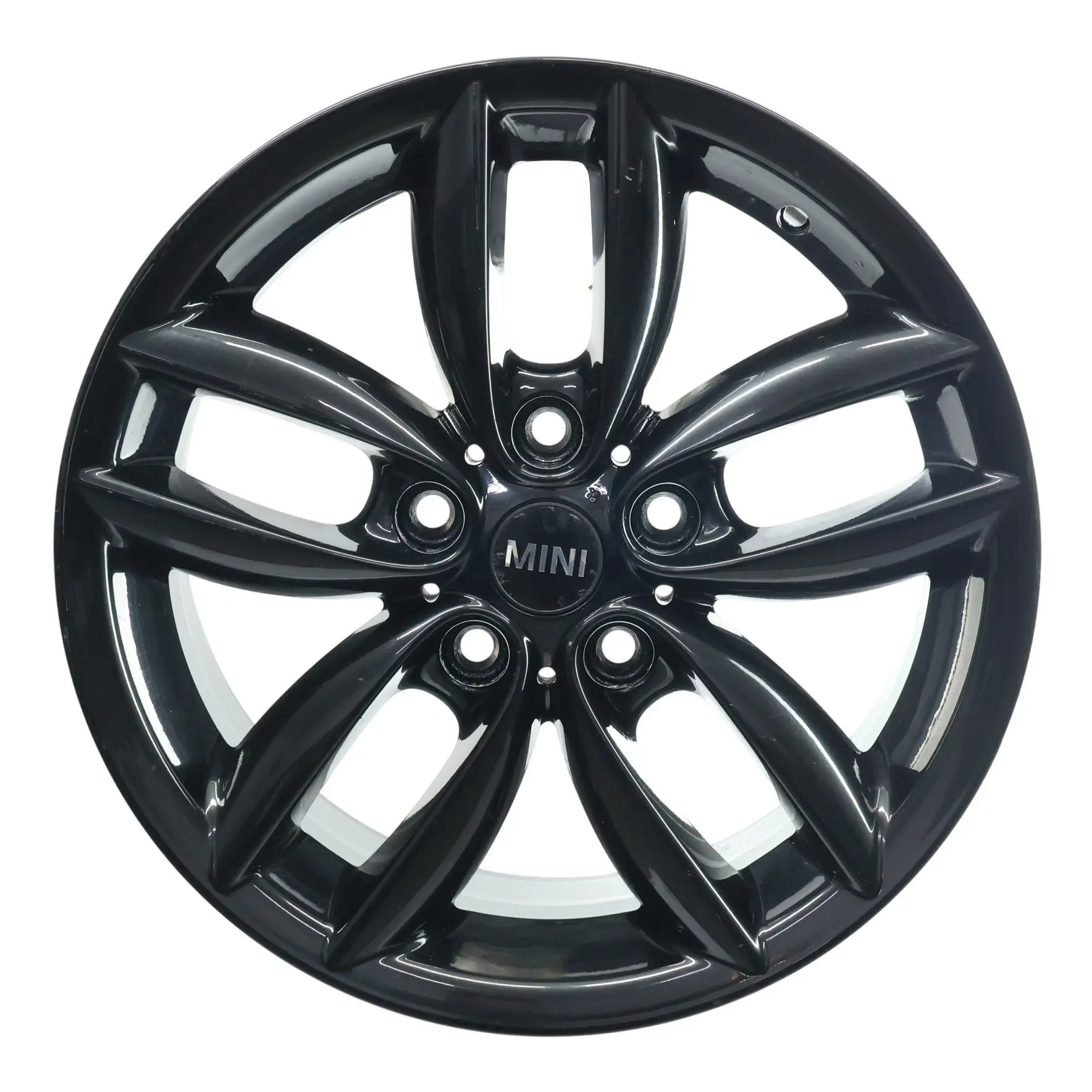 Mini Cooper R60 R61 Black Wheel Alloy Rim 17" 7J 5-Star Double Spoke 124 9803726