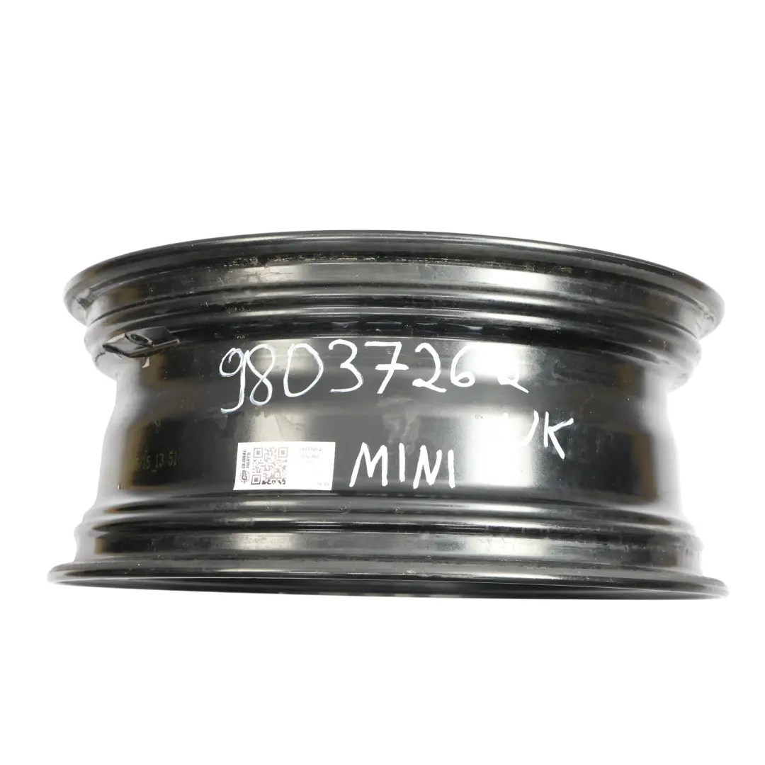 Mini Cooper R60 R61 Black Wheel Alloy Rim 17" 7J 5-Star Double Spoke 124 - SKU 9803726-2 - Part number 9803726