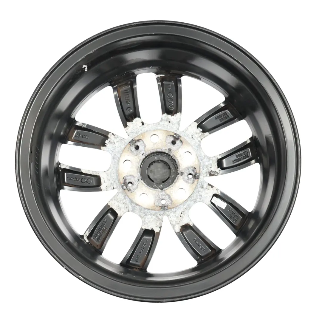 Mini Cooper R60 R61 Black Wheel Alloy Rim 17" 7J 5-Star Double Spoke 124 - SKU 9803726-2 - Part number 9803726