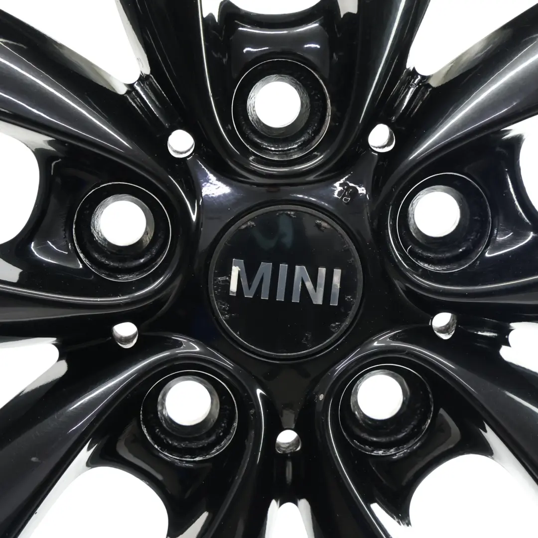 Mini Cooper R60 R61 Black Wheel Alloy Rim 17" 7J 5-Star Double Spoke 124 - SKU 9803726-2 - Part number 9803726
