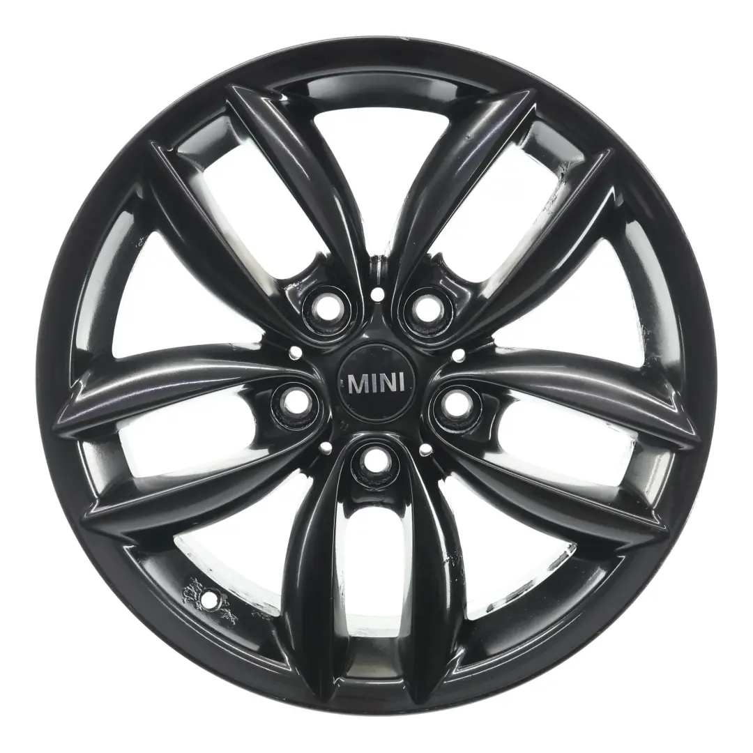 Mini Cooper One R60 R61 Llanta Aleación Negra 17" 7J 5-Estrellas Doble Radio 124 - SKU 9803726-3 - Número de pieza 9803726