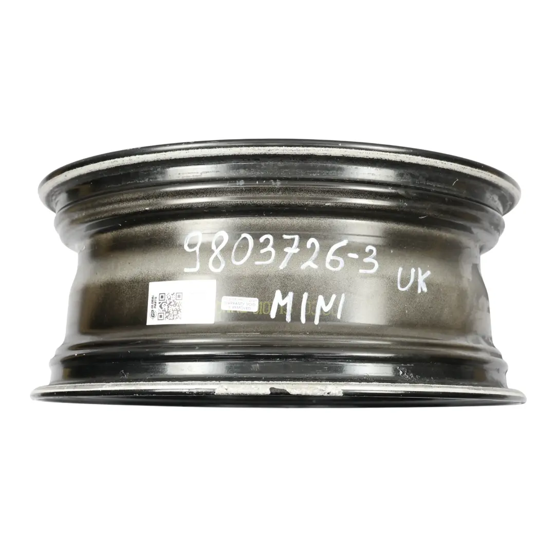 Alloy Rim 17" 7J 5-Star Double Spoke 124 to Mini Cooper One R60 R61 Black Wheel with Part number 9803726 Mini Cooper One R60 R61 Black Wheel Alloy Rim 17" 7J 5-Star Double Spoke 124 - SKU 9803726-3 - Part number 9803726