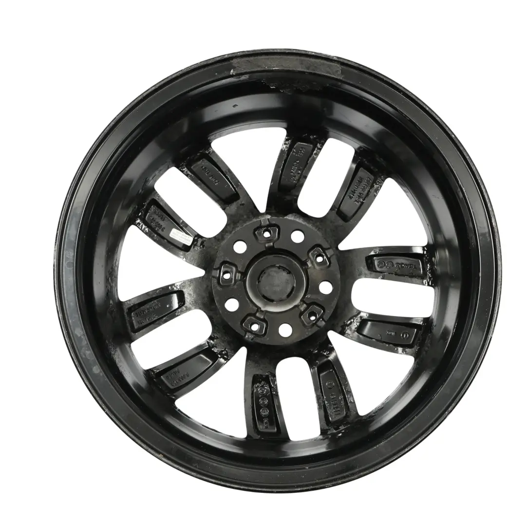Mini Cooper One R60 R61 Black Wheel Alloy Rim 17" 7J 5-Star Double Spoke 124 - SKU 9803726-3 - Part number 9803726
