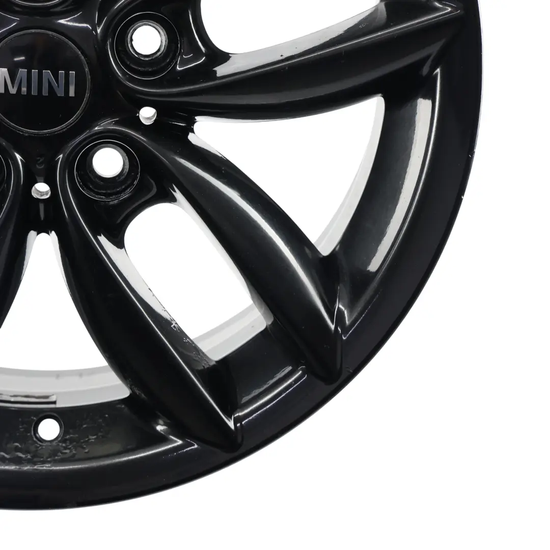Mini Cooper R60 R61 Felge Alu Schwarz 17" 7J ET:50 5-Stern Doppelspeiche 124 - SKU 9803726-5 - Teilenummer 9803726