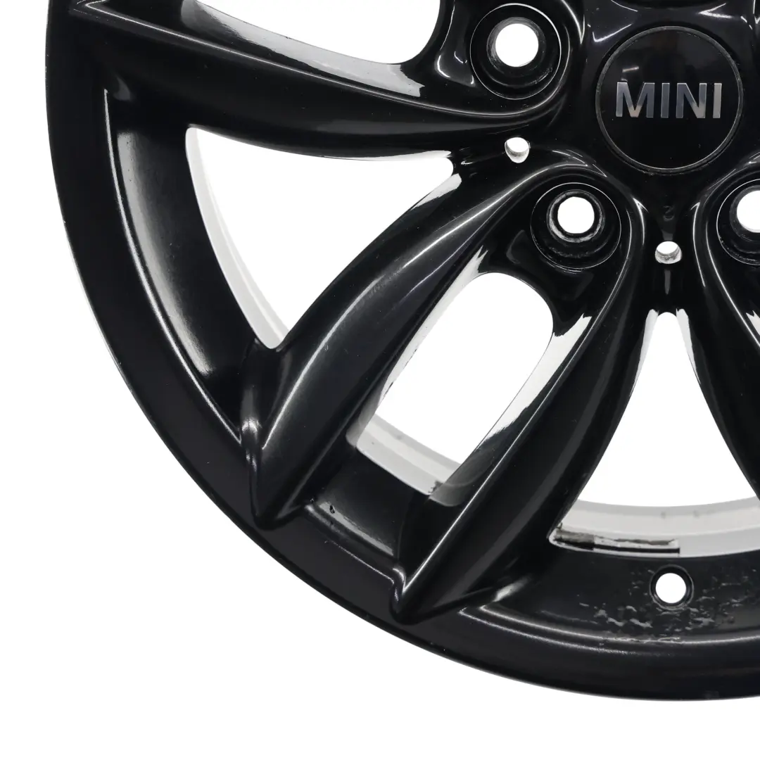 Mini Cooper R60 R61 Llanta Aleación Negra 17" 7J ET:50 5 Estrellas Radios 124 - SKU 9803726-5 - Número de pieza 9803726