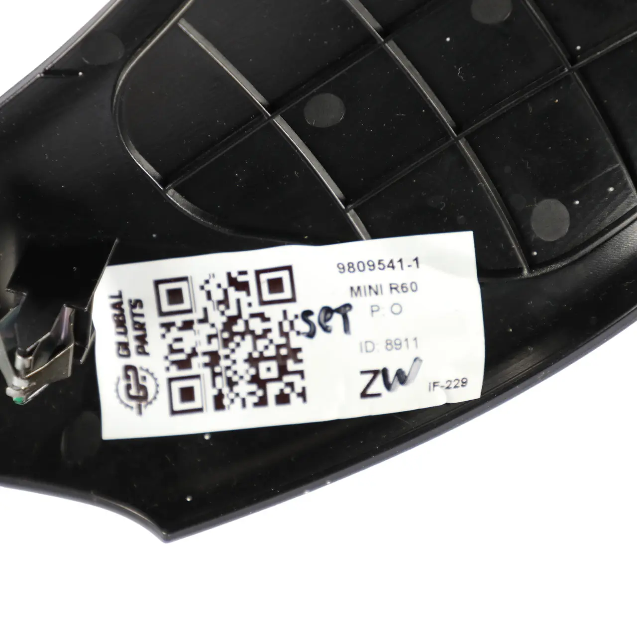 Mini R60 Consola Central Juego Delantero Izquierda Derecha Negro 9809541