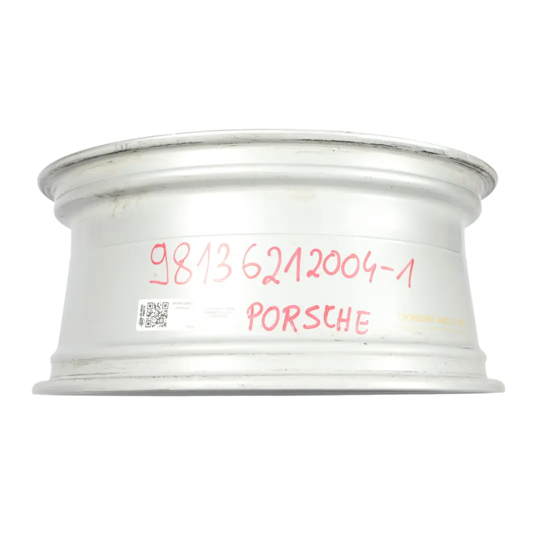 Porsche Boxster Cayman 981 Jante Alliage Argentée Roue 18" 8J ET:57 - SKU 98136212004-1 - Numéro de pièce 98136212004