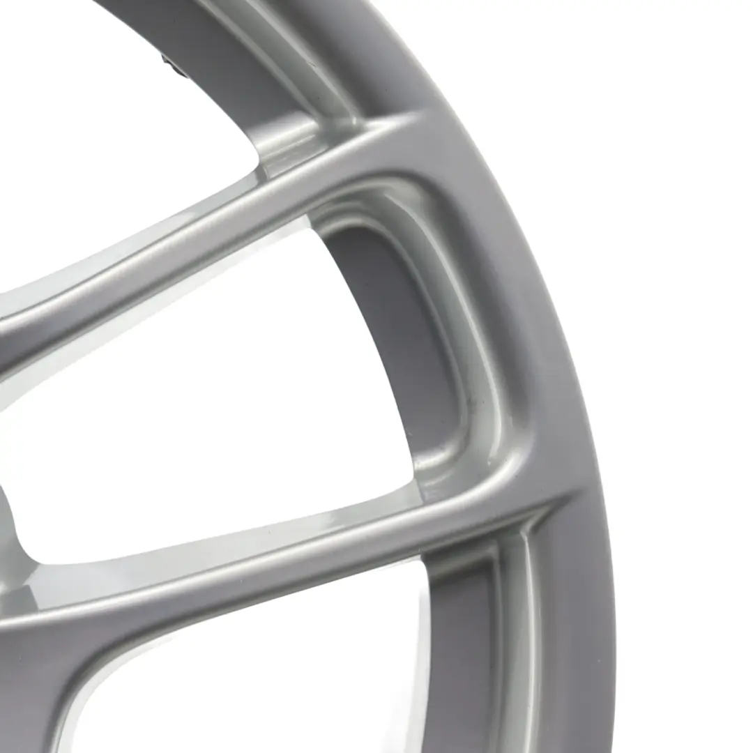 Porsche Boxster Cayman 981 Silver Rear Wheel Alloy Rim 18" 9J ET:47 - SKU 98136212204-1 - Part number 98136212204