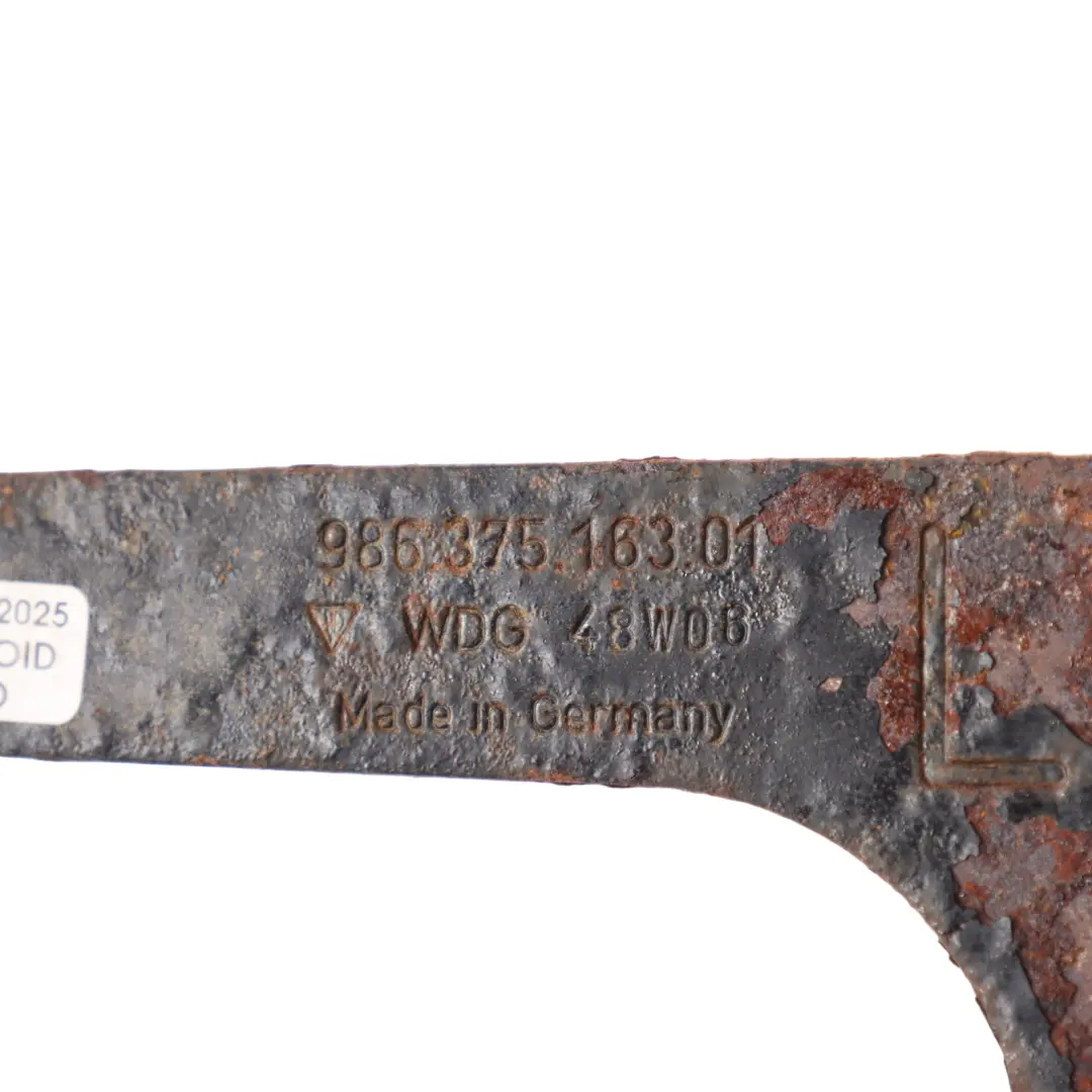 Gearbox Transmission Mount Bracket Left N/S to Porsche Boxster 986 with Part number 98637516301 Porsche Boxster 986 Gearbox Transmission Mount Bracket Left N/S - SKU 98637516301 - Part number 98637516301