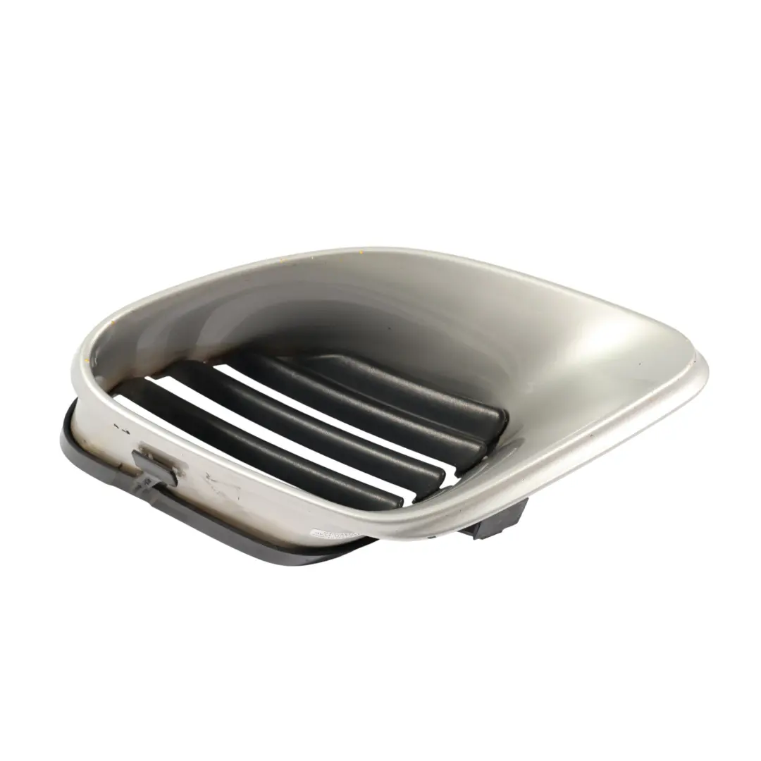 Porsche Boxster 986 Front Bumper Air Vent Duct Grille Left N/S Arctic Silver-92T - SKU 98650456102-ARS - Part number 98650456102