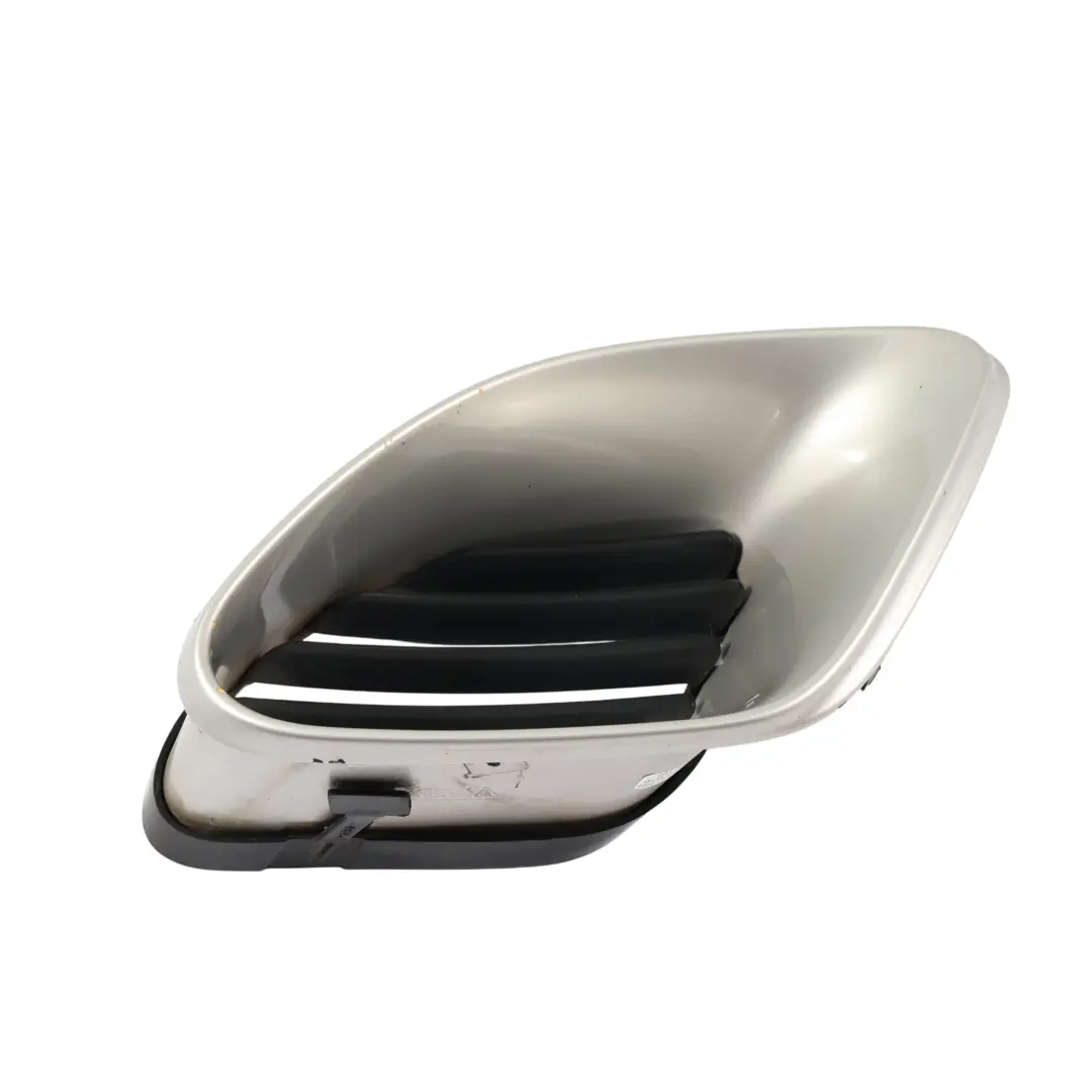 Porsche Boxster 986 Front Bumper Air Vent Duct Grille Left N/S Arctic Silver-92T - SKU 98650456102-ARS - Part number 98650456102