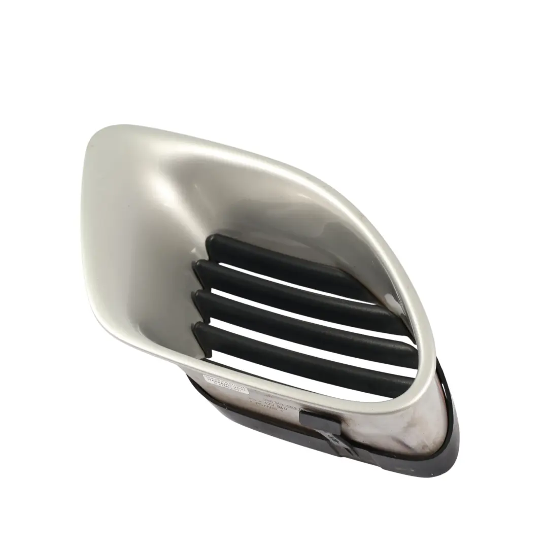 Intake Grill Right O/S Arctic Silver Metallic 92T to Porsche Boxster 986 Air with Part number 98650456200 Porsche Boxster 986 Air Intake Grill Right O/S Arctic Silver Metallic 92T - SKU 98650456200-ARS - Part number 98650456200