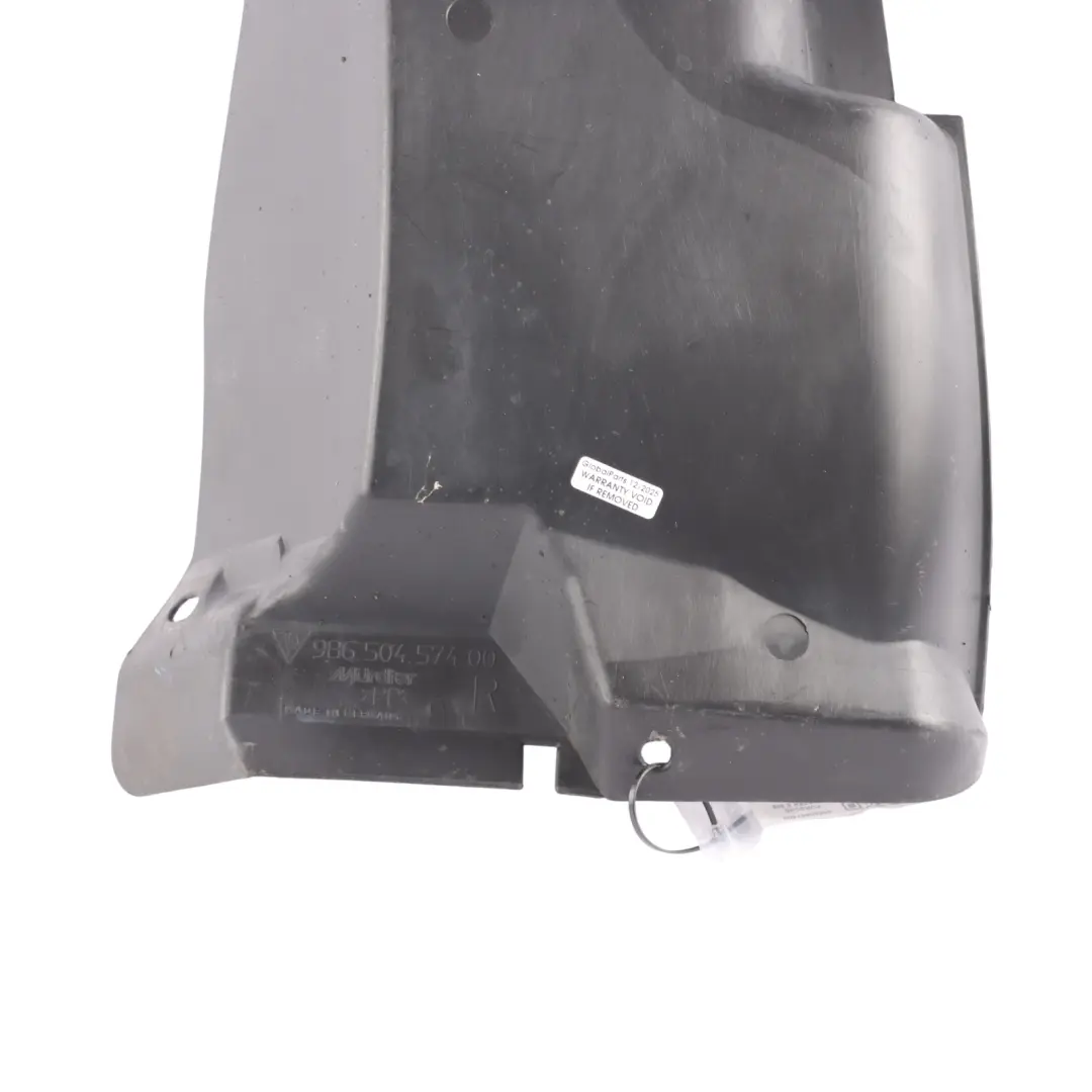 Porsche 986 Cover Wheel Arch Housing Splash Guard Rear Right O/S - SKU 98650457400 - Part number 98650457400