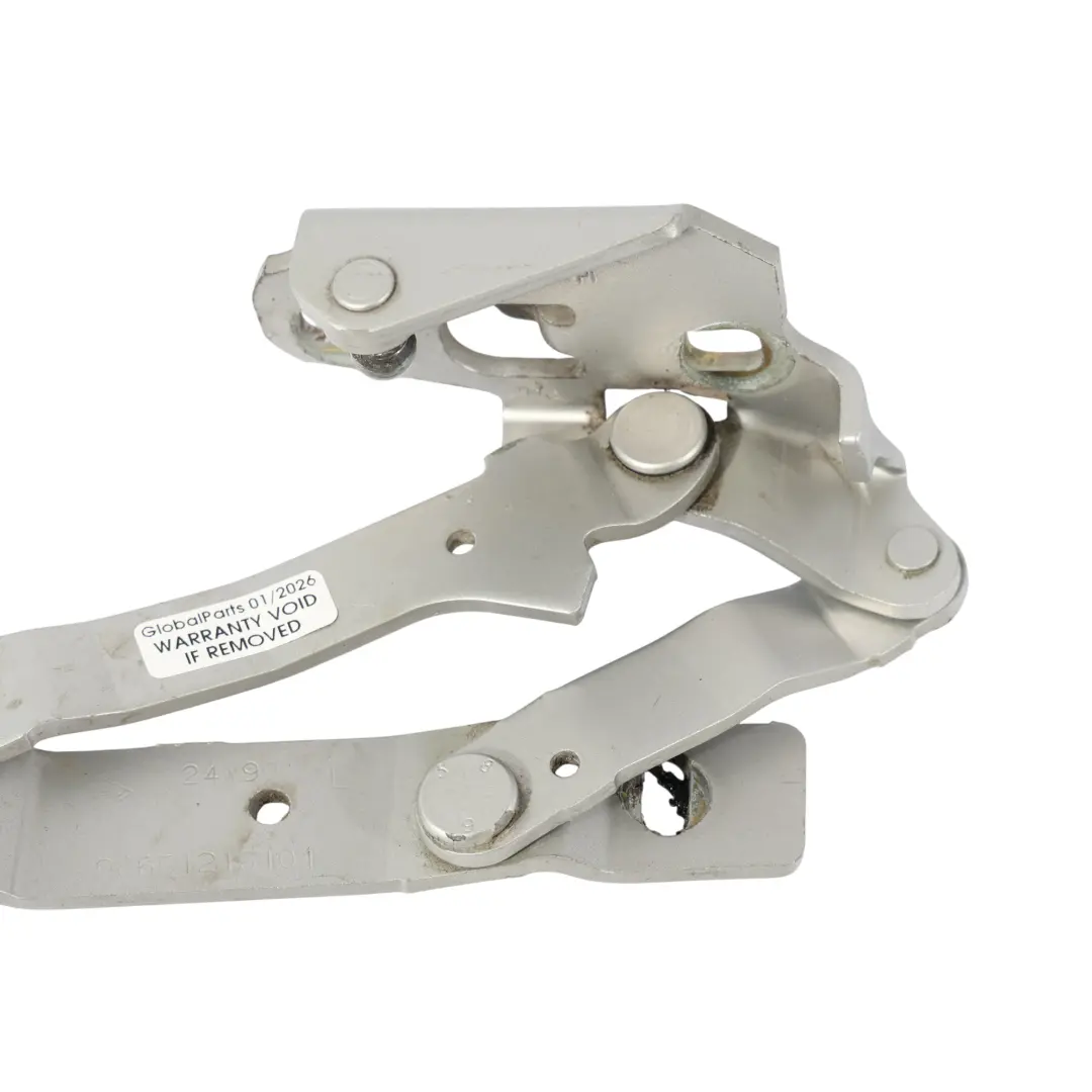 Heckklappenscharnier Links Arktis Silber - 92T für Porsche Boxster 986 mit Teilenummer 98651215101 Porsche Boxster 986 Heckklappenscharnier Links Arktis Silber - 92T - SKU 98651215101-ARS - Teilenummer 98651215101