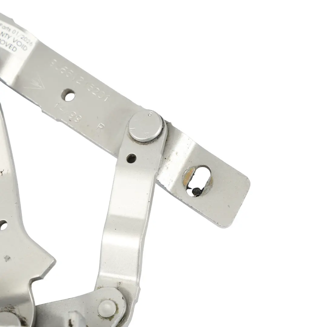 Porsche Boxster 986 Rear Boot Hinge Right O/S Arctic Silver - 92T - SKU 98651215201-ARS - Part number 98651215201