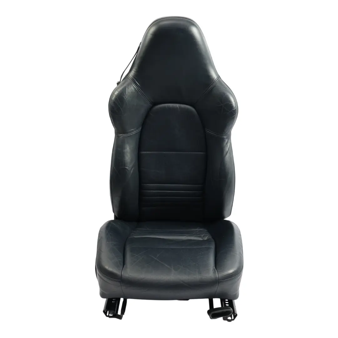 Porsche Boxster 986 Vordersitz Elektrisch Leder Schwarz Rechts - SKU 98652114101-1 - Teilenummer 98652114101