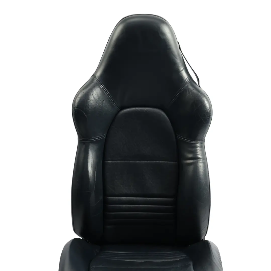 Porsche Boxster 986 Sedile Anteriore Elettrico In Pelle Nera Sinistra - SKU 98652114101-2 - Numero di parte 98652114101