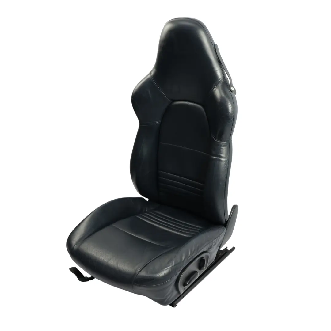 Porsche Boxster 986 Front Seat Electric Leather Black Left N/S - SKU 98652114101-2 - Part number 98652114101