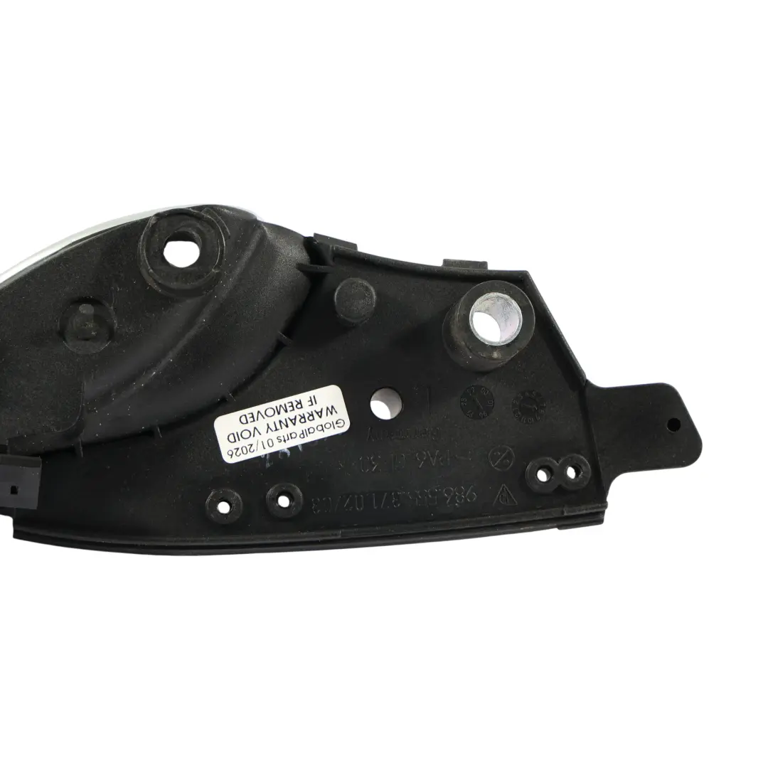 Poignée De Porte Intérieure Gauche pour Porsche Boxster S 986 à propos du numéro de pièce 98655537103 Porsche Boxster S 986 Poignée De Porte Intérieure Gauche - SKU 98655537103 - Numéro de pièce 98655537103