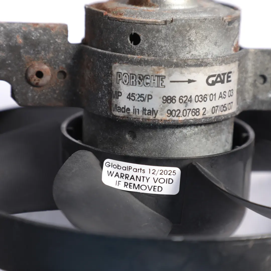 Porsche Cayman 987C Ventilador Compartimento Motor Ventilador GATE - SKU 98662403601 - Número de pieza 98662403601