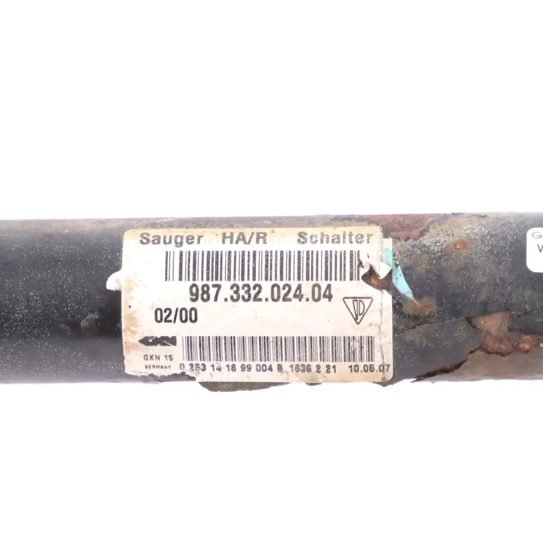 Porsche Cayman 987 Driveshaft Output Drive Shaft Rear Right O/S - SKU 98733202404 - Part number 98733202404