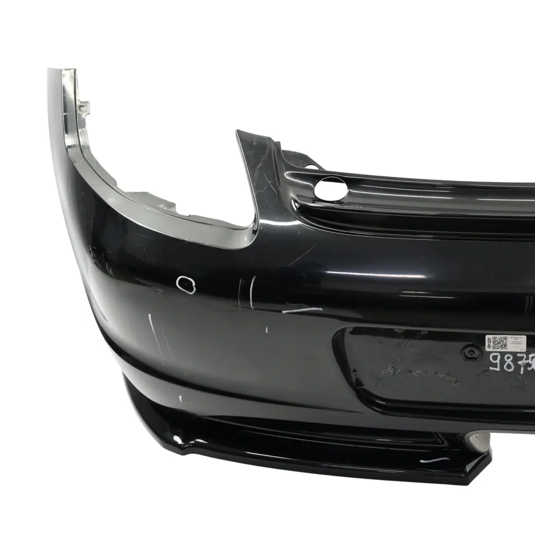 Porsche Cayman 987 Zderzak Tylny Osłona Panel Czarny - 041 - SKU 98750541112-BLK - Numer Części 98750541112