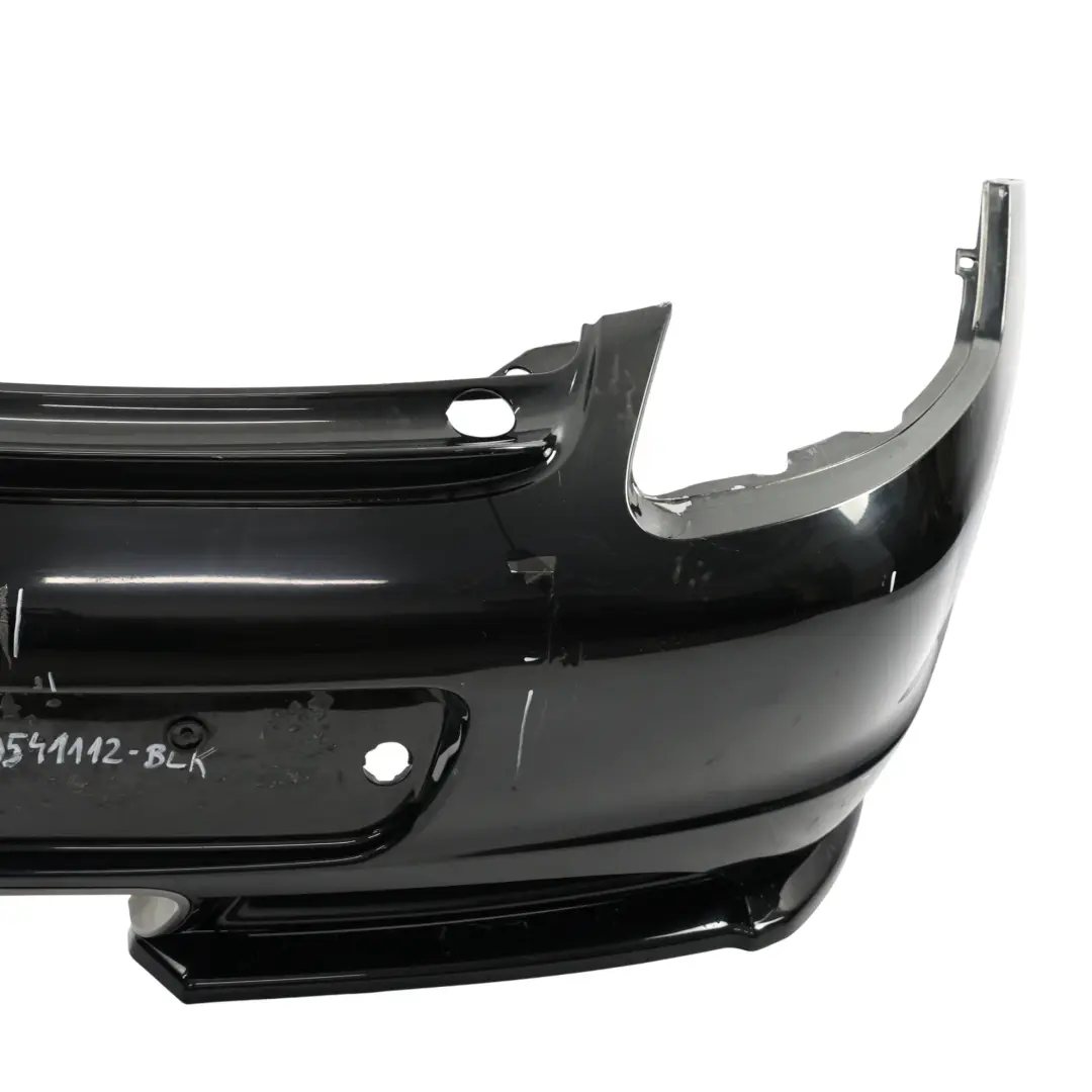 Porsche Cayman 987 Rear Bumper Trim Panel Covering Black - 041 - SKU 98750541112-BLK - Part number 98750541112