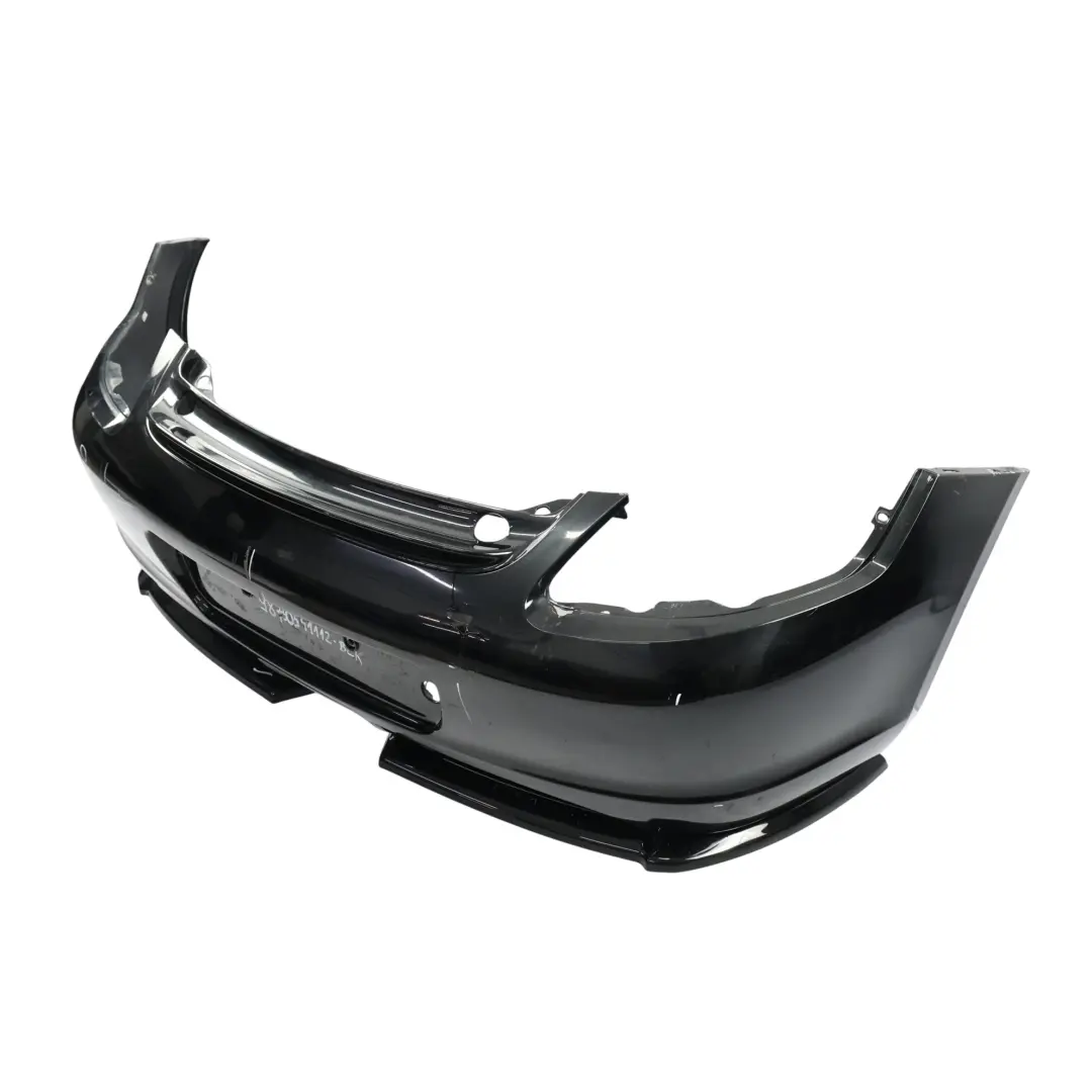 Porsche Cayman 987 Zderzak Tylny Osłona Panel Czarny - 041 - SKU 98750541112-BLK - Numer Części 98750541112