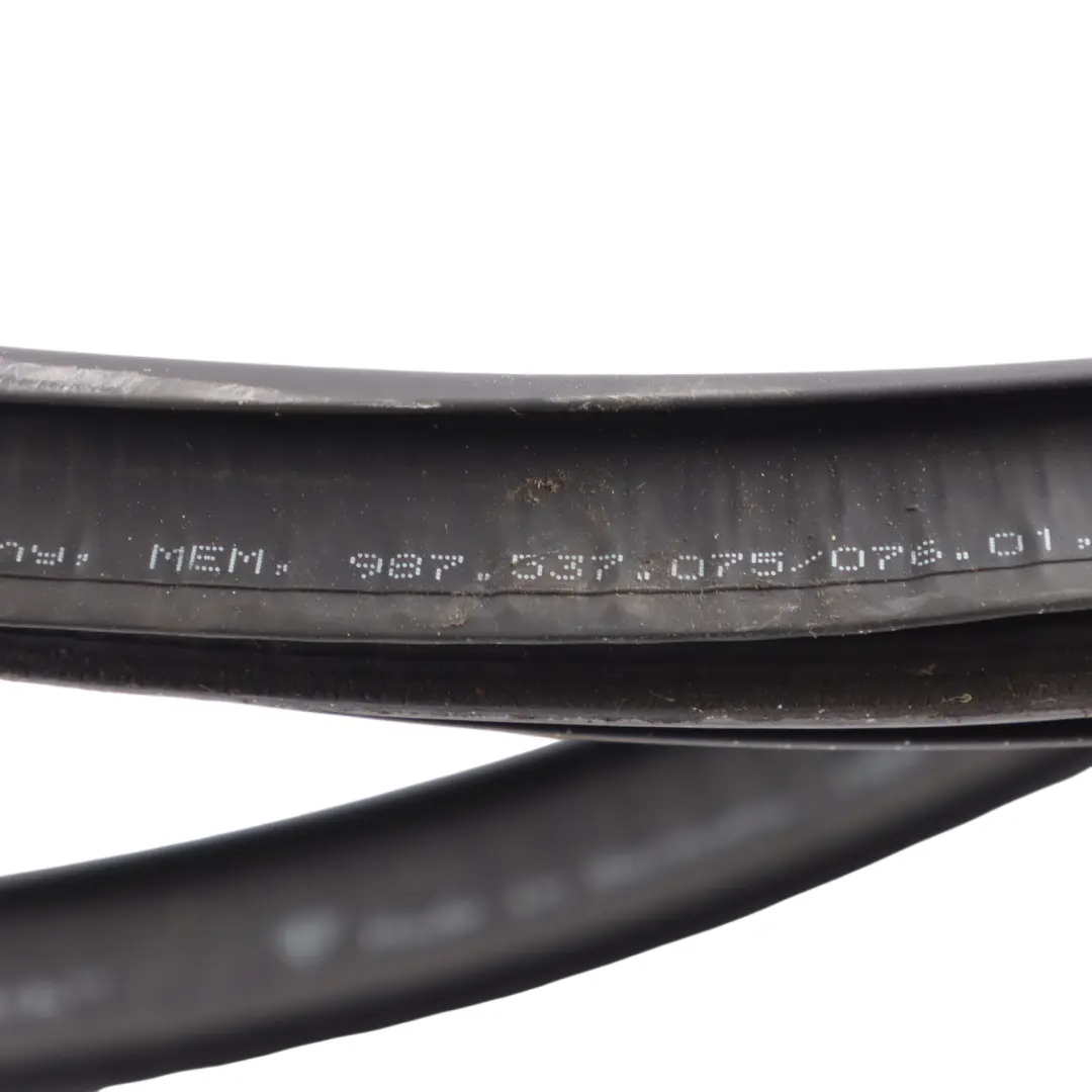 Front Door Seal Gasket Rubber Outer Left N/S 98753707504 to Porsche Cayman 987 with Part number 98753707501 Porsche Cayman 987 Front Door Seal Gasket Rubber Outer Left N/S 98753707504 - SKU 98753707501 - Part number 98753707501