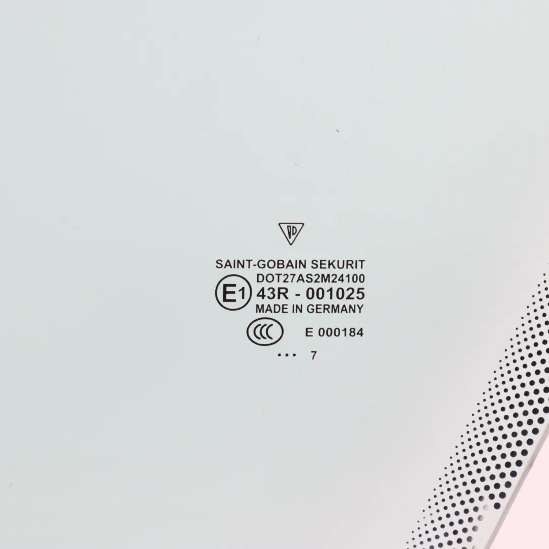 987C Door Window Glass Tinted AS2 Right O/S to Porsche Cayman with Part number 98754251103 Porsche Cayman 987C Door Window Glass Tinted AS2 Right O/S - SKU 98754251103 - Part number 98754251103