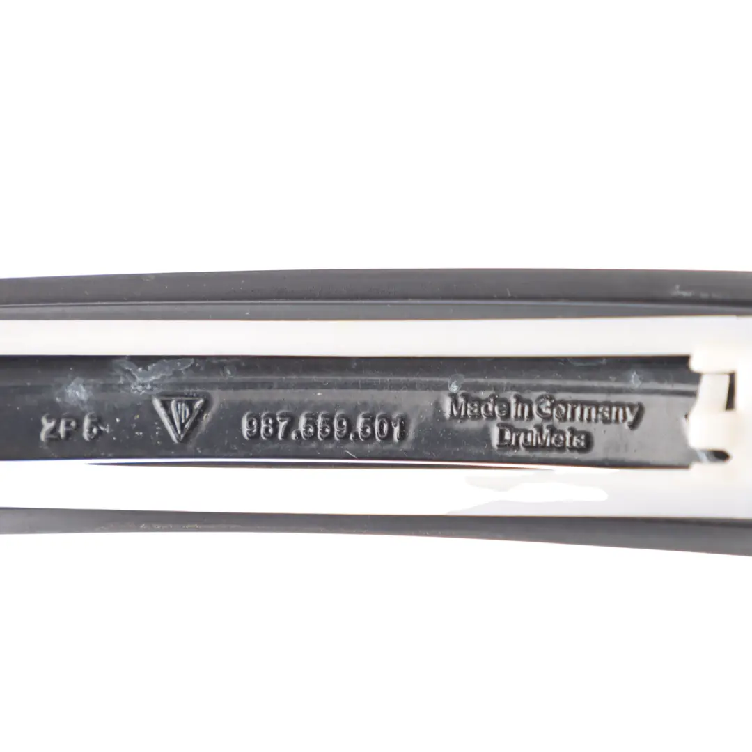987C Roof Edge Trim Strip Channel Right O/S Black to Porsche Cayman with Part number 98755940200 Porsche Cayman 987C Roof Edge Trim Strip Channel Right O/S Black - SKU 98755940200-BLK - Part number 98755940200