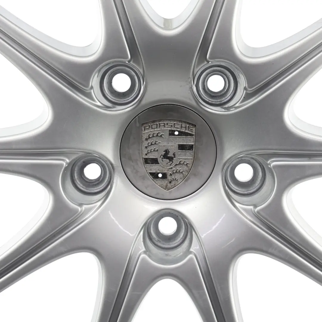 Porsche Boxster 986 Cerchi In Lega Argento 18" 7,5J ET:50 - SKU 99636213455-1 - Numero di parte 99636213455